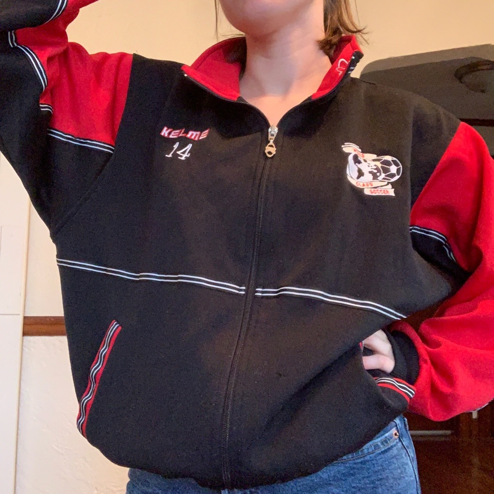 Y2K Kelme soccer tracksuit jacket